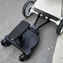 Universal Strollers Step Board Adapter with Detachable Seat Kids Buggy Board Load 55lbs Child Jogger Scooter Baby Stroller Board