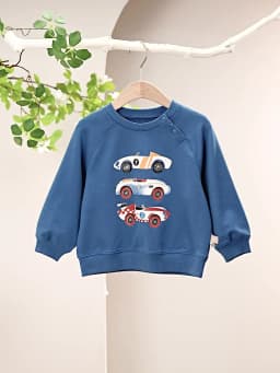 Dave Bella Sweatshirt Boys Pullover Children Autumn Top Clothes Spring Long Sleeve Casual Sportswear Car Print Fashion DB3263099
