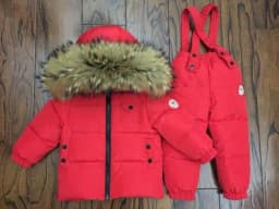 Russian Winter Down Suit For Girls Warm Children Winter Suits Boys Duck Down Jacket+overalls 2 Pcs Clothing Set Kids Snow Wear