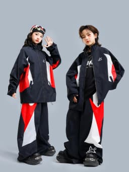 Children Streetwear Hip Hop Boys Girls Loose Casual Sport Jacket Pant Sets Kids Coat Trousers Tracksuits Stage Clothes Costumes