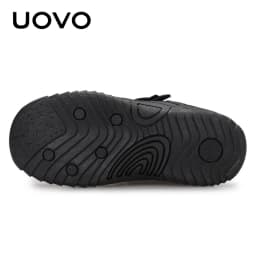 UOVO New Arrival School Shoes Mid-Calf Boys Hiking Fashion Sport Outdoor Children Casual Sneakers Size #26-36