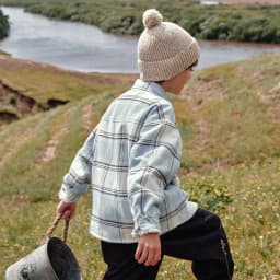 Dave Bella Boys Fleece-lined Plaid Shirt for Winter Warm Blouse Coats Casual Outdoor Long Sleeve Tops Clothes DK4264657