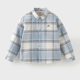 Dave Bella Boys Fleece-lined Plaid Shirt for Winter Warm Blouse Coats Casual Outdoor Long Sleeve Tops Clothes DK4264657