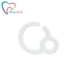 50 PCS Plastic Double Buckle Pacifier Chain Personalized Pacifier Clip Baby Bed Hanging Rattles Stroller Toys Hooks For Baby