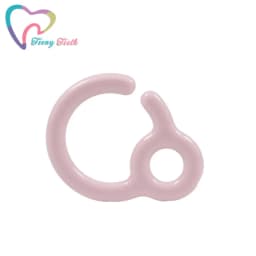 50 PCS Plastic Double Buckle Pacifier Chain Personalized Pacifier Clip Baby Bed Hanging Rattles Stroller Toys Hooks For Baby
