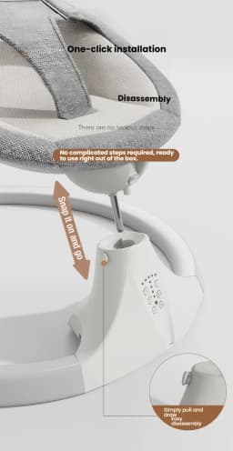 Baby Cradle Baby Rocking Chair Electric Cradle Bluetooth Remote Sleeping Bed Multi Functional Infant Rocking Chair with Mosquito Net Safe and Comfortable for Newborns