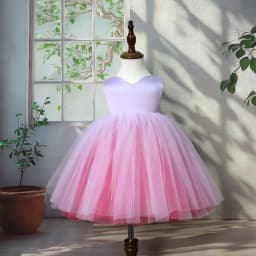 Children Gown Performance Birthday Party Banquet Sleeveless Elegant Tutu Princess Dress Flower Girl Wedding Girls Holiday Host