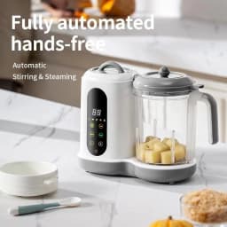 All-in-One Baby Food Maker, Steamer & Blender with Touch Screen & 4 Presets, Adjustable Texture, BPA-Free, Homemade Baby Puree Machine for 6-36 Months, Easy Clean