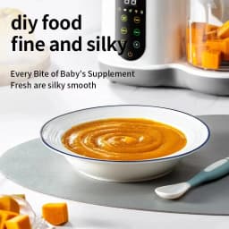 All-in-One Baby Food Maker, Steamer & Blender with Touch Screen & 4 Presets, Adjustable Texture, BPA-Free, Homemade Baby Puree Machine for 6-36 Months, Easy Clean