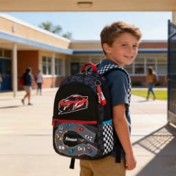 Backpack for Boys with Lunch Bag Pencil Case School Bags Sets for Boys 3pcs for Elementary Student Teen