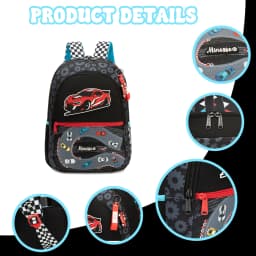 Backpack for Boys with Lunch Bag Pencil Case School Bags Sets for Boys 3pcs for Elementary Student Teen