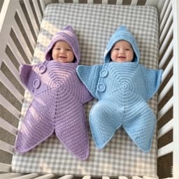 2026 Hot Star Baby Cute Cartoon Rompers Hand Crocheted Yarn Knitted Starfish Jumpsuit Baby Clothes Spring Autumn New