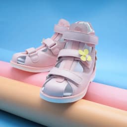 Princepard 2022 Children Orthopedic Shoes for Flat Feet Summer Kids Footwear Closed Toe Boys Girls Sandals with Ankle Support