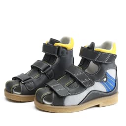 Princepard 2022 Children Orthopedic Shoes for Flat Feet Summer Kids Footwear Closed Toe Boys Girls Sandals with Ankle Support