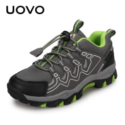 UOVO 2026 New Arrival Boys Sneakers Kids Breathable Children Hiking Shoes Spring And Autumn Outdoor Footwear Eur #27-39