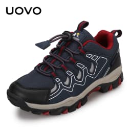 UOVO 2026 New Arrival Boys Sneakers Kids Breathable Children Hiking Shoes Spring And Autumn Outdoor Footwear Eur #27-39