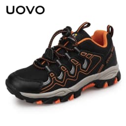 UOVO 2026 New Arrival Boys Sneakers Kids Breathable Children Hiking Shoes Spring And Autumn Outdoor Footwear Eur #27-39