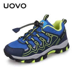 UOVO 2026 New Arrival Boys Sneakers Kids Breathable Children Hiking Shoes Spring And Autumn Outdoor Footwear Eur #27-39