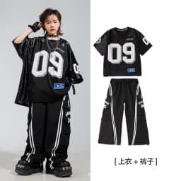 Children's Hip Hop Stage Performance Outfit Trendy Streetwear New Style Jazz Show Boy's Fashionable Hiphop Suit for Kids