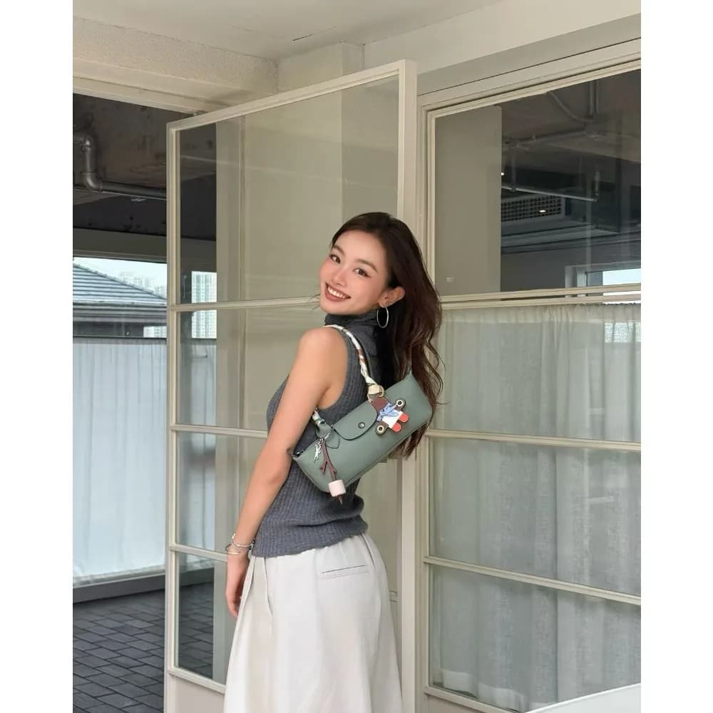 Y2k multifunctional storage bag, classic handbag, shoulder bag, fashionable handbag, mommy bag, convenient travel makeup bag
