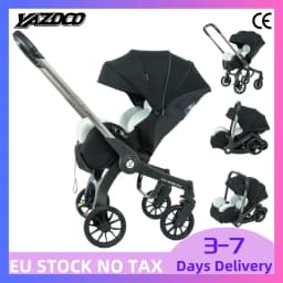 Multifunctional Baby Stroller, Full Flat Lying Design, Easy One-Click Fold, Reliable Shock-Absorbing Wheels, Skin-Friendly Breathable Seat Cushion For Newborns And Toddlers