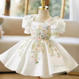 2026 Kids Formal Princess Gown Flower Girl Wedding Tutu Dress Children Girls Piano Performance Fashion Elegant Pageant Costume