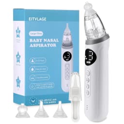 Fast Shipping Baby Nasal Aspirator Electric Nose Cleaner Nose Suction Device Booger Mucus Sucker for Infant Low Noise with 3 Nozzles and Music