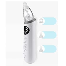 Fast Shipping Baby Nasal Aspirator Electric Nose Cleaner Nose Suction Device Booger Mucus Sucker for Infant Low Noise with 3 Nozzles and Music