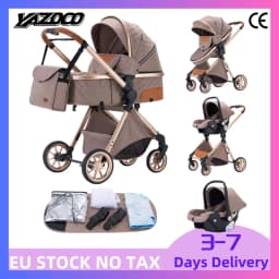 3‑in‑1 Urban‑Adaptable Baby Stroller, Tough Reinforced Light Alloy Skeleton, Convenient Labor‑Saving Manual Folding Mechanism, Improved Anti‑Vibration Shock‑Buffering Wheel Group, Human‑Oriented Multi‑Position Recline Setup