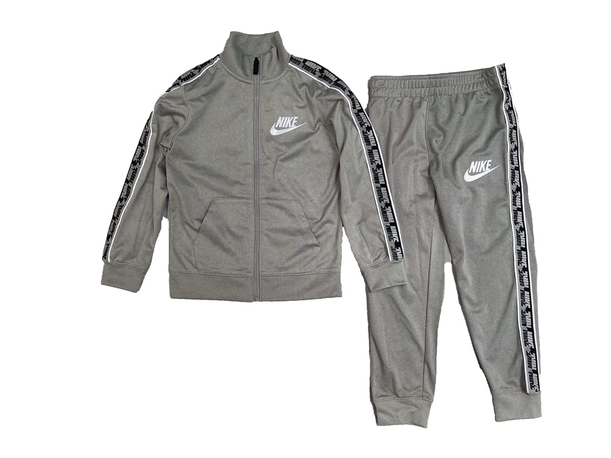 Nike Little Boys Logo Taping Jacket and Pants 2 Piece Set