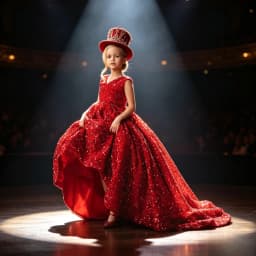 2026 Host Evening Dress Children Girls Formal Kids Princess Gown Kids Flower Girl Wedding Little Host Piano Performance New Year