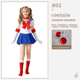 Anime Usagi Tsukino Cosplay Costumes Sailor Costume Moon JK Cos For Kids Girl Women Short Sleeve Dress Clothes With Gloves Socks