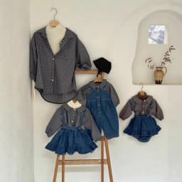 2026 Spring New Baby Plaid Shirts Infant Boy Vintage Lapel Shirts Toddler Girl Cotton Blouse Kids Cotton Tops Newborn Clothes