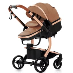 Baby Stroller Baby Car 3 in 1 Stroller Lightweight Portable Travel Trolley