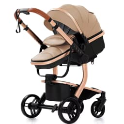 Baby Stroller Baby Car 3 in 1 Stroller Lightweight Portable Travel Trolley