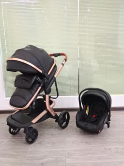 Baby Stroller Baby Car 3 in 1 Stroller Lightweight Portable Travel Trolley