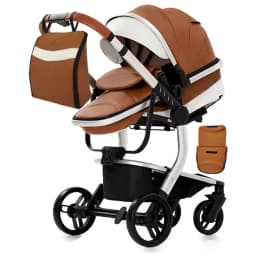 Baby Stroller Baby Car 3 in 1 Stroller Lightweight Portable Travel Trolley