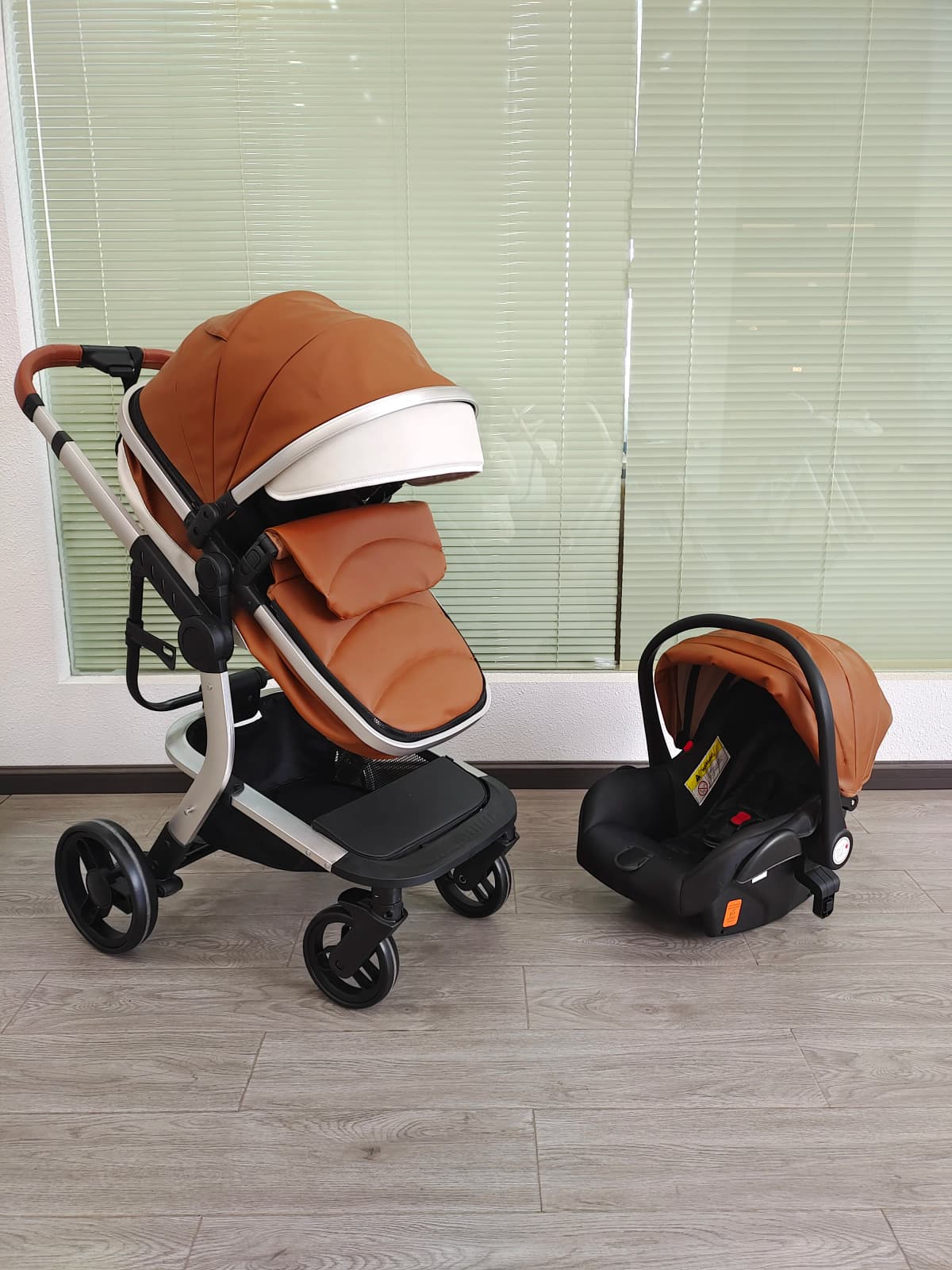 Baby Stroller Baby Car 3 in 1 Stroller Lightweight Portable Travel Trolley