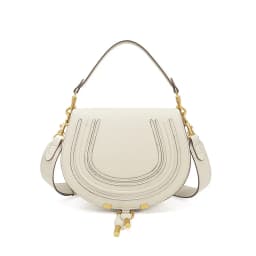 Pebbled Saddle Crossbody Bag For Women U Shape Stitching Decor Gold Metal Hardware Adjustable Strap Vintage Shoulder Purse