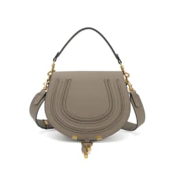 Pebbled Saddle Crossbody Bag For Women U Shape Stitching Decor Gold Metal Hardware Adjustable Strap Vintage Shoulder Purse
