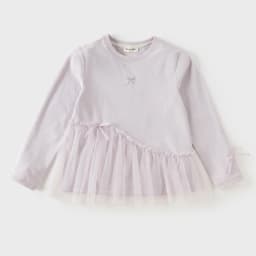 Dave Bella Girls Spring Autumn Mesh T-shirt Children Long Sleeve Pullover Casual Kids Outdoor Bottoming Tops Clothes DK3263196