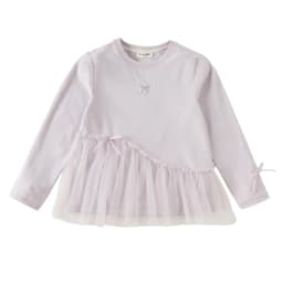Dave Bella Girls Spring Autumn Mesh T-shirt Children Long Sleeve Pullover Casual Kids Outdoor Bottoming Tops Clothes DK3263196