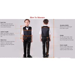Chic Boys Striped Two Piece Suit Notch Lapel Single Breasted Blazer Pants Kids Wedding Birthday Party Formal Casual Outfit