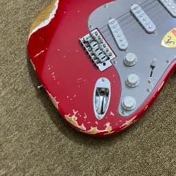 Vicers Red Vintage 6 String Electric Guitar Basswood Body Rosewood Fretboard 21 Fret Pickup Rock Guitar Musical Instrument for Beginners & Professional Players