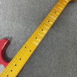 Vicers Red Vintage 6 String Electric Guitar Basswood Body Rosewood Fretboard 21 Fret Pickup Rock Guitar Musical Instrument for Beginners & Professional Players