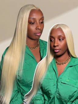 30 40 Inch 360 Lace Wig 613 13x6 HD Transparent Lace Straight Blonde Wig 200 Density Pre Plucked Natural Hairline with Baby Hair RawVietnamese Hair 13x4 Lace Front Human Hair Wigs For Black Women