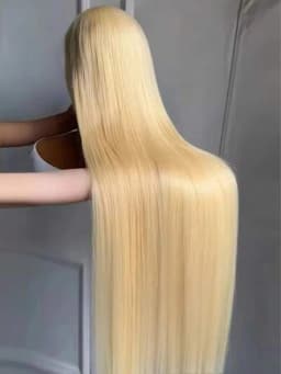 30 40 Inch 360 Lace Wig 613 13x6 HD Transparent Lace Straight Blonde Wig 200 Density Pre Plucked Natural Hairline with Baby Hair RawVietnamese Hair 13x4 Lace Front Human Hair Wigs For Black Women