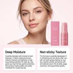 PDRN Pink Collagen Volume Lip Balm Plump Lips Fade Lip Lines Deep Hydrating Nourishing Repair Overnight Moisturizing Lip Care Stick