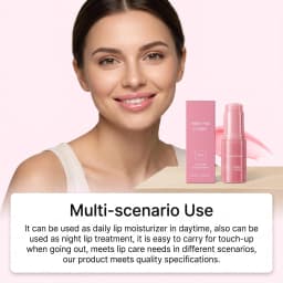 PDRN Pink Collagen Volume Lip Balm Plump Lips Fade Lip Lines Deep Hydrating Nourishing Repair Overnight Moisturizing Lip Care Stick