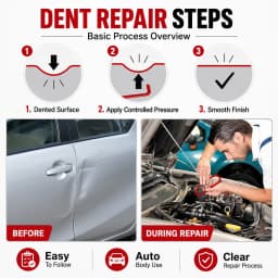 25-Piece Auto Service Tool Kit For Authorized Vehicle Service With Air Wedges, Long Reach Tools, Trim Removal Tools And Storage Bag For Garage Service And Roadside Assistance